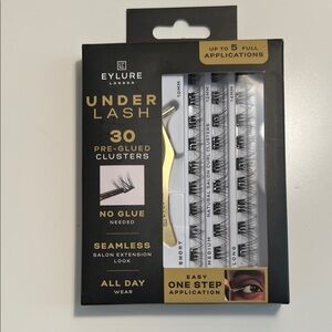 Eylure London Under Lash Pre-Glued Clusters - Black - never opened